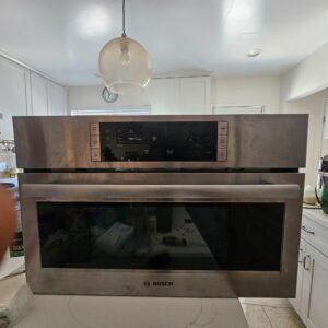 Bosch microwave not heating - built-in Bosch oven in a Los Angeles kitchen before repair
