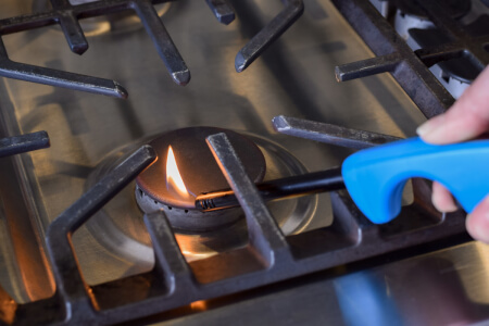 Professional repair of electric induction cooktop burner in Los Angeles CA