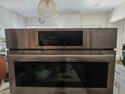 Bosch microwave not heating - built-in Bosch oven in a Los Angeles kitchen before repair